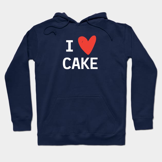 I Heart Cake Hoodie by mikevotava